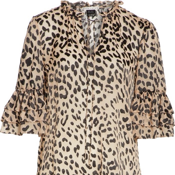 Alice+Olivia leopard top - Picture 4 of 5